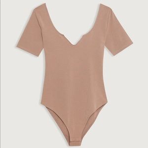 Oak + Fort - V-Neck Bodysuit